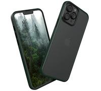 EAZY CASE - Outdoor Case Mate Compatible avec iPhone 13 Pro Max Premium avec Une Protection Ultime Anti-Choc, Finition Soft-Touch, avec Protection pour caméra - Vert Foncé