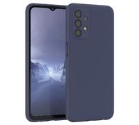EAZY CASE Premium Housse Silicone pour Galaxy A23 5G avec Protection pour Appareil Photo et Doublure intérieure étui en Silicone Housse de Protection Bumper Handy Case en Bleu Nuit