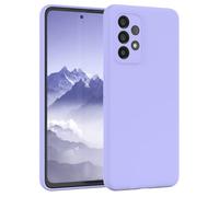 EAZY CASE Premium Housse Silicone pour Galaxy A53 5G avec Protection pour Appareil Photo et Doublure intérieure étui en Silicone Housse de Protection Bumper Handy Case en Violet Clair