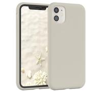 EAZY CASE Premium Housse Silicone pour iPhone 11 avec Protection pour Appareil Photo et Doublure intérieure étui en Silicone Housse de Protection Bumper Handy Case en Taupe