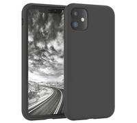 EAZY CASE Premium Housse Silicone pour iPhone 11 avec Protection pour Appareil Photo et Doublure intérieure étui en Silicone Housse de Protection Bumper Handy Case en Anthracite