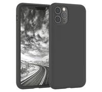 EAZY CASE Premium Housse Silicone pour iPhone 11 Pro avec Protection pour Appareil Photo et Doublure intérieure étui en Silicone Housse de Protection Bumper Handy Case en Anthracite