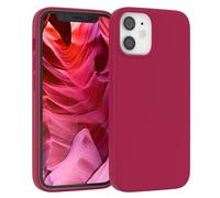 EAZY CASE Premium Housse Silicone pour iPhone 12 Mini avec Protection pour Appareil Photo et Doublure intérieure étui en Silicone Housse de Protection Bumper Handy Case en Violet Baie