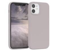 EAZY CASE Premium Housse Silicone pour iPhone 12 Mini avec Protection pour Appareil Photo et Doublure intérieure étui en Silicone Housse de Protection Bumper Handy Case en Marron Ancien