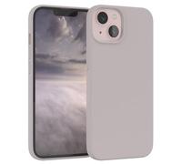 EAZY CASE Premium Housse Silicone pour iPhone 13 avec Protection pour Appareil Photo et Doublure intérieure étui en Silicone Housse de Protection Bumper Handy Case en Brun rosé