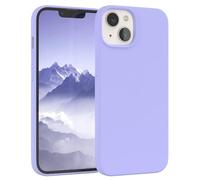 EAZY CASE Premium Housse Silicone pour iPhone 13 avec Protection pour Appareil Photo et Doublure intérieure étui en Silicone Housse de Protection Bumper Handy Case en Violet Clair