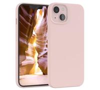 EAZY CASE Premium Housse Silicone pour iPhone 13 avec Protection pour Appareil Photo et Doublure intérieure étui en Silicone Housse de Protection Bumper Handy Case en Vieux Rose