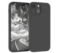 EAZY CASE Premium Housse Silicone pour iPhone 13 Mini avec Protection pour Appareil Photo et Doublure intérieure étui en Silicone Housse de Protection Bumper Handy Case en Anthracite