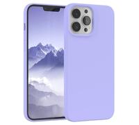 EAZY CASE Premium Housse Silicone pour iPhone 13 Pro Max avec Protection pour Appareil Photo et Doublure intérieure étui en Silicone Housse de Protection Bumper Handy Case en Violet Clair