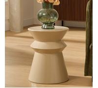 Eazy Living Table d’Appoint Totem Ø 35 5 cm Mahault Beige