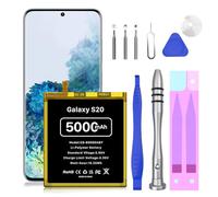 EB-BG980ABY Batterie de rechange haute capacité pour Samsung Galaxy S20 SM-G980F, Galaxy S20 5G (G981B) avec kits d'outils de réparation 5000 mAh