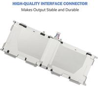 EB-BT530FBE EB-BT530FBC EB-BT530FBU Replacement Battery for Galaxy Tab 4 10.1"" SM-T530 (WiFi) T530NU T531(3G WiFi) T535(3G 4G LTE WiFi) T537 T537A T537V (3.0 8V 68 00mAh 25.84Wh).[D399]