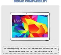 Eb-Bt800fbu Eb-Bt800fbc Replacement Battery For Samsung Galaxy Tab S 10 5 Sm-T800 Sm-T801 Sm-T805 Sm-T805c Sm-T805w T805y T805m Sm-T807 Sm-T807a Sm-T807p Sm-T807v T807t 7900 Mah.[D253]