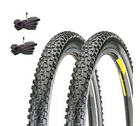 EBA29MCK 2 pneus VTT 29 x 2.10 + chambres avec valve Presta Pneus Chevilletés VTT Caoutchouc rigide Cross Country