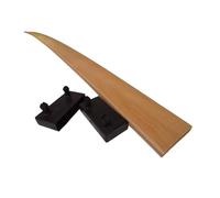 EBAC Literie 1 Grande Latte + Embouts pour lit, bz & Convertible | 1600x53x9 mm | Bois hêtre Durable - 7 Plis | Remplacement - Rechange - Renfort pour sommier/bz/clic clac/canapé
