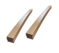 EBAC Literie 10 Lattes 780x48x8 mm | Bois 7 Plis | pour sommier et lit 160x200 | Remplacement pour sommier/bz/clic clac