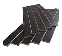 EBAC Literie 10 Lattes Grises 680x48x8 mm | Bois 7 Plis | pour sommier et lit 140x190 | Remplacement pour sommier/bz/clic clac