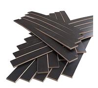 EBAC Literie 15 Lattes Grises 680x48x8 mm | Bois 7 Plis | pour sommier et lit 140x190 | Remplacement pour sommier/bz/clic clac