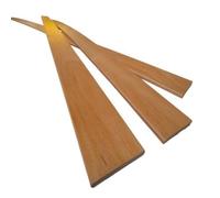 EBAC Literie Lot 3 Grandes Lattes pour lit, bz & Convertible | 1600x53x9 mm | Bois hêtre Durable - 7 Plis | Remplacement - Rechange - Renfort pour sommier/bz/clic clac/canapé