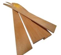 EBAC Literie Lot 5 Grandes Lattes pour lit, bz & Convertible | 1600x53x9 mm | Bois hêtre Durable - 7 Plis | Remplacement - Rechange - Renfort pour sommier/bz/clic clac/canapé