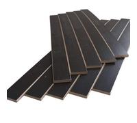 EBAC Literie Lot de 10 Lattes Grises pour sommier et lit | 680x48x8 mm | Bois hêtre Durable - 7 Plis | Remplacement - Rechange - Renfort pour sommier/bz/clic clac/canapé