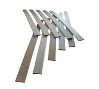 EBAC Literie Lot de 10 Lattes spécial/bz/clic clac | 580x53x8 mm | Bois hêtre Durable - 7 Plis | Remplacement - Rechange - Renfort pour sommier/bz/clic clac/canapé