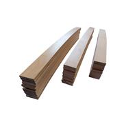 EBAC Literie Lot de 30 Lattes pour sommier et lit | 874x53x8 mm | Bois hêtre Durable - 7 Plis