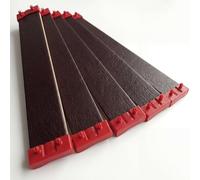 EBAC Literie Lot de 5 Lattes + Embouts pour sommier et lit | 780x68x8 mm | Bois hêtre Durable - 7 Plis | Remplacement - Rechange - Renfort pour sommier/bz/clic clac/canapé
