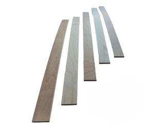 EBAC Literie Lot de 5 Lattes pour sommier et lit | 680x53x8 mm | Bois hêtre Durable - 7 Plis | Remplacement - Rechange - Renfort pour sommier/bz/clic clac/canapé