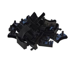 EBAC Literie Lot de 50 Embouts Noir pour Lattes 48 x 8 mm