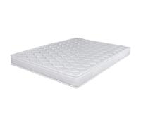 EBAC Literie Matelas 140x200 Montana - Mousse - Hauteur 18 cm - 3 Zones - Soutien Medium