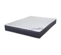 Ebac Matelas Ramage 160x200 – Ressorts ensachés – 24 cm – 3 zones – Soutien ferme