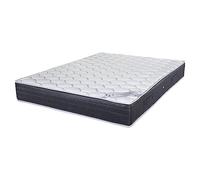 EBAC Literie Matelas 160x200 Ramage - Ressorts ensachés - Hauteur 24 cm - 3 Zones - Soutien Ferme