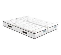 EBAC Literie Matelas 2x70x190 Moorea - Mousse - Hauteur 25 cm - Soutien Ferme et progressif
