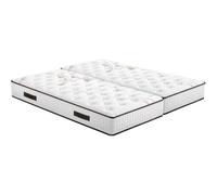 EBAC Literie Matelas 2x80x200 Myriade - Mousse - Hauteur 21 cm - 5 Zones - Soutien Medium