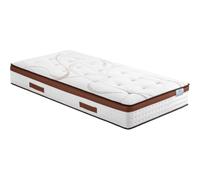 EBAC Literie Matelas 80x200 Recif - Ressorts ensachés - Hauteur 30 cm - Soutien Ferme et progressif