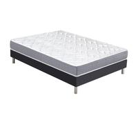 EBAC Literie Matelas Maryland + sommier SR15-140x190 - Mousse - Hauteur 20 cm - Soutien Ferme