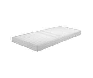 EBAC Literie Sommier tapissier 90x200 Omega Blanc 18 Lattes