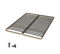 Ebac - Sommier Métal Theta - Marron Marron