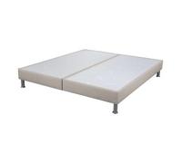 Ebac - Sommier Tapissier Deco + Pieds Sp18 Sahara - Beige Beige