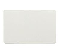 Ebamaz Lot de 10 cartes de visite en aluminium pour impression par sublimation - 86 x 54 x 0,45 mm d'épaisseur (blanc nacré, vierge)