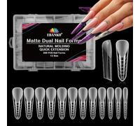 EBANKU 288 PCS Faux Ongles Capsule Ongles Acrylique,Nail d'extension Kit Matte Stiletto Faux Ongles Capsules Couverture Complète Nail Tips pour Femme Fille