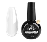 EBANKU 30ML Gel Construction Ongle UV, 8 en 1 Builder Base Gel Clair Gummy Base Pose Americaine Nail Extension Gel UV/LED Gel pour Extension Et Renforcement Manucure de Réparation