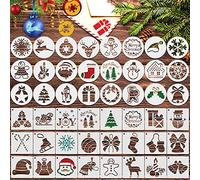 EBANKU 48 Pièces Pochoirs de Noël