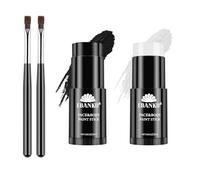 EBANKU Colori Viso Corpo Pittura Stick Olio Bastoncini Neri Crema Sportiva Scheletro Joker Mimo Fondotintat Pittura per il Viso per Halloween Cosplay Festa (Noir et blanc)