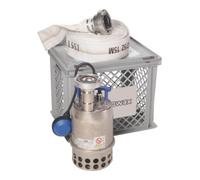 Nowax 6000002160 Flutset STPN 600 Pompe submersible pour eaux chargées avec connecteur Schuko 10000 l/h 6.5 m