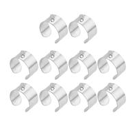 Ébauches de fabrication de bijoux avec un design ouvert, Silver D | Points de connexion de breloques intégrés, montures métalliques ouvertes, bases de bijoux séparées pour une série