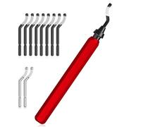 Ebavureur Outil D'ébavurage avec 10 Lames, pour Pièces Imprimées en 3D en Métal, Plastique et Acier Inoxydable (8 BR1010, 2 BS1018)