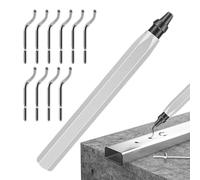 Ébavureur pour impression 3D - Dissolvant avec manche ergonomique - Outils d'ébavurage pour impression 3D avec 10 lames haute vitesse | Pour métal, résine, aluminium, PP, laiton, PVC, tube