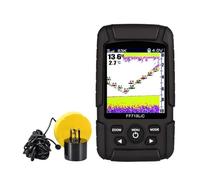 EBAYTV Caméra de pêche, Détecteur de Poissons Portable avec écran LCD Couleur de 2,8 Pouces, Double fréquence de Sonar 200 kHz/83 kHz, détection de 328 Pieds, échosondeur